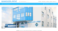 Desktop Screenshot of banholzerundwenz.de
